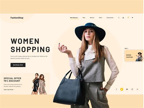 fashion e commerce website